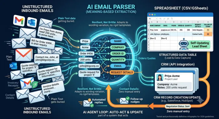 AI Email Parser: Extract Data From Emails Automatically