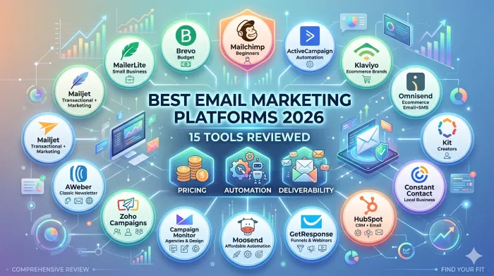 Best Email Marketing Platforms 2026: 15 Tools Reviewed for Pricing, Automation, and Deliverability