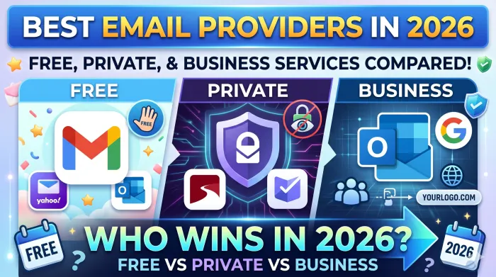 Best Email Providers in 2026: Free, Private, and Business Email Services Compared
